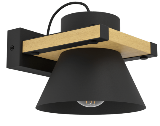 Luminaria tipo aplique para una lampara base E27