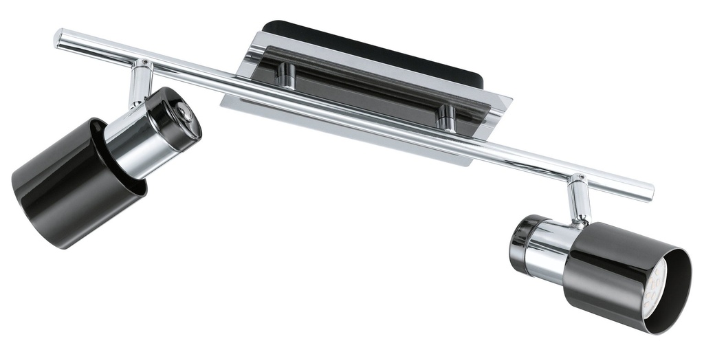 Luminaria de sobreponer en cielo para 2 lamparas base GU10